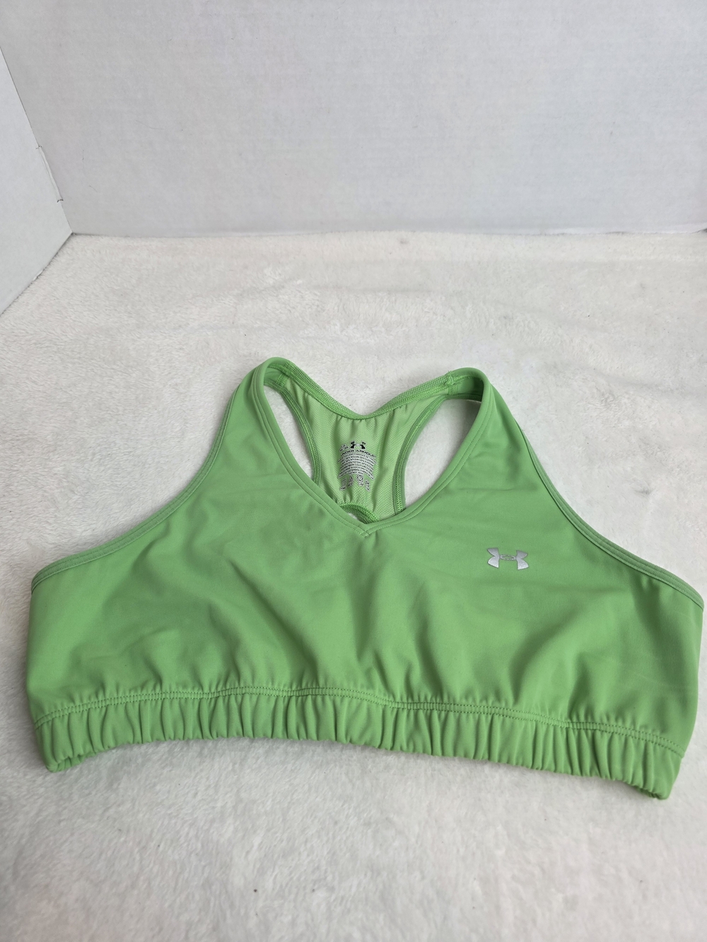 Under Armour Neon Green Racerback Sports Bra
